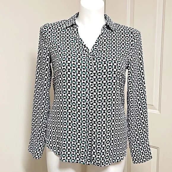 Worthington Button-down Blouse - Picture 1 of 5